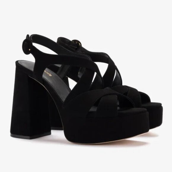 Larroudé Bee Ankle Strap Platform Sandal - Picture 6 of 8